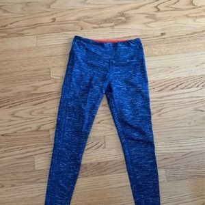 Blue leggings, mint condition, smoke free home